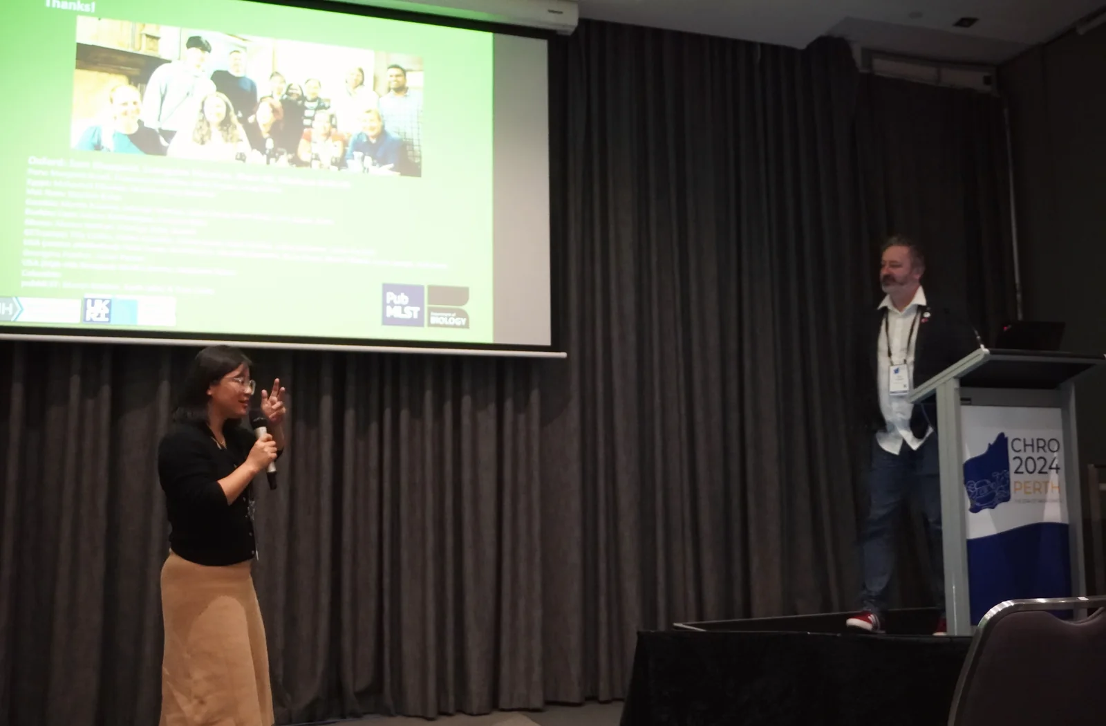 Scientific presentation at an international conference