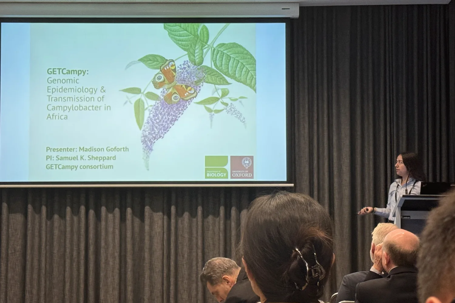 Presentation describing the GETCampy genomic epidemiology programme